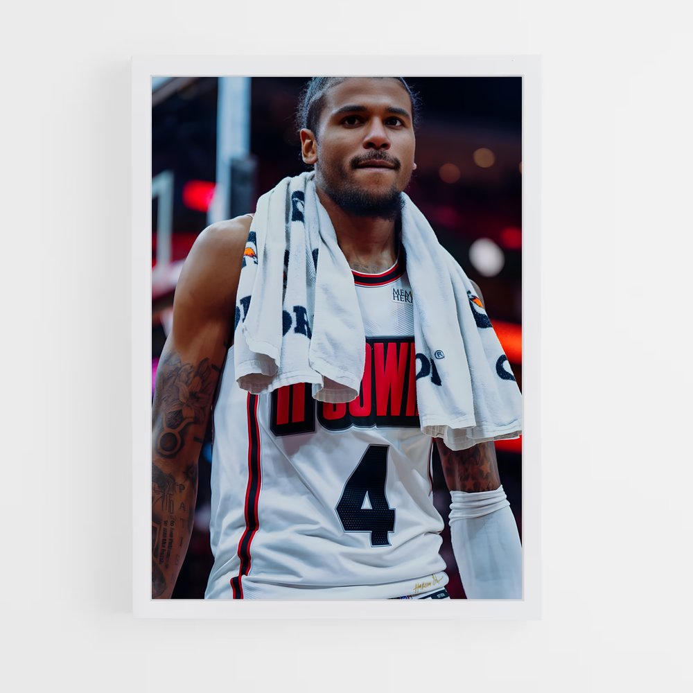 Poster Post-Game Vibes – affiche Basketball (vue 3)